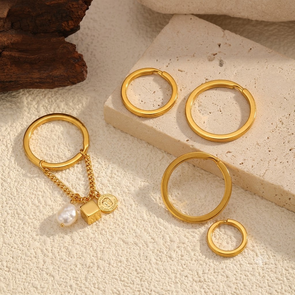 Jewelry Making Rings - 10 шт. круглых плоских разъемных колец
