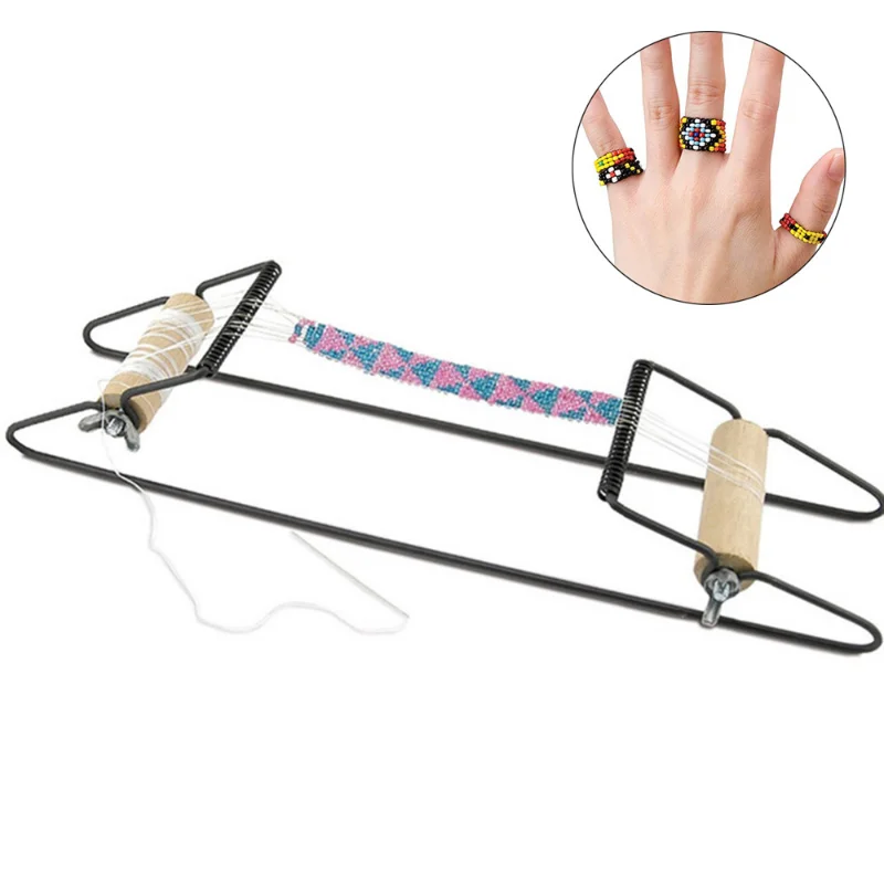 Jewelry Making Machines - Деревянный ткацкий станок для бисера для