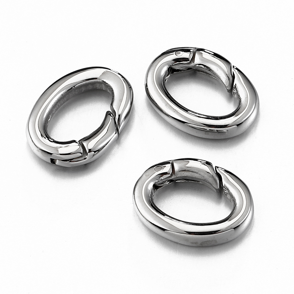 Jewelry Making Rings - Застежка-карабин из нержавеющей стали для брелоков,