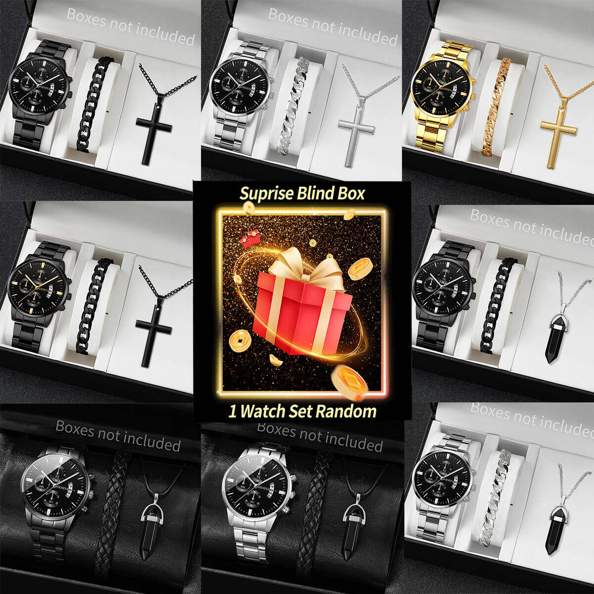 Jewelry Making Kit - Сюрприз Mystery Watch слепая коробка-3 шт./компл.