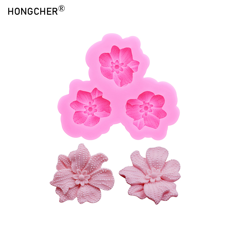 Resin Mold Jewelry - Силиконовые формы в горошек с цветочным
