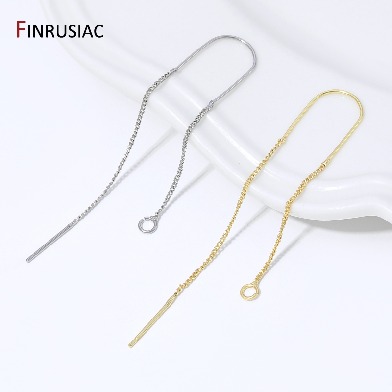 Jewelry Making Gold Wire - Швензы-цепочки с наконечниками,Серьги-подвески с длинными цепочками-кисточками