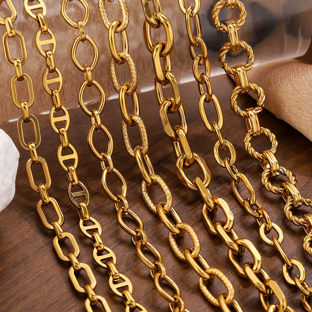 Jewelry Making Gold Wire - 1 метр цепи из нержавеющей стали