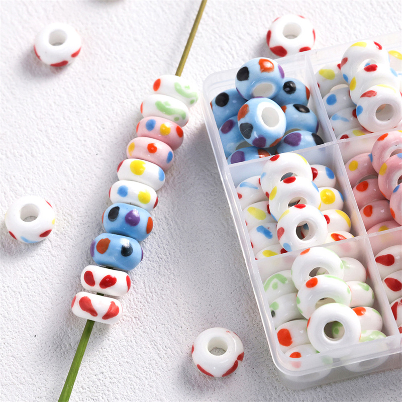 Jewelry Making 4 Year Old - 6x15 мм красочные детские забавные керамические