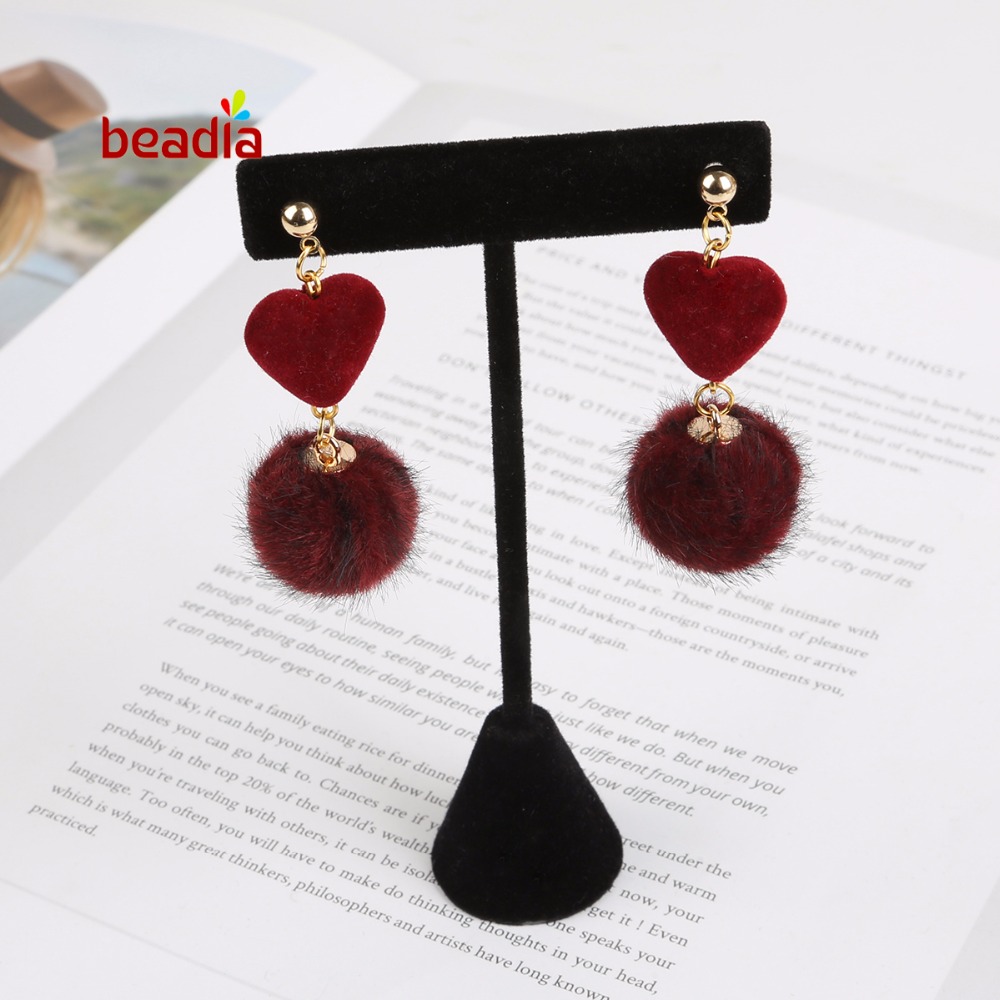 Бусины-подвески в форме сердца – обзор и цена Bead Mat Velvet