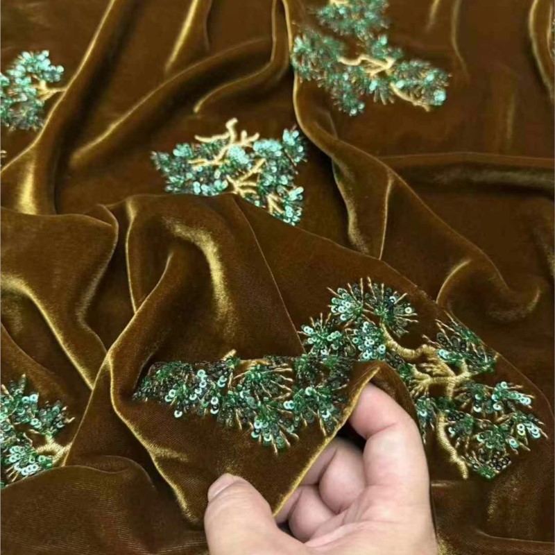Зеленое шелковое бархатное пал – обзор и цена Bead Mat Velvet