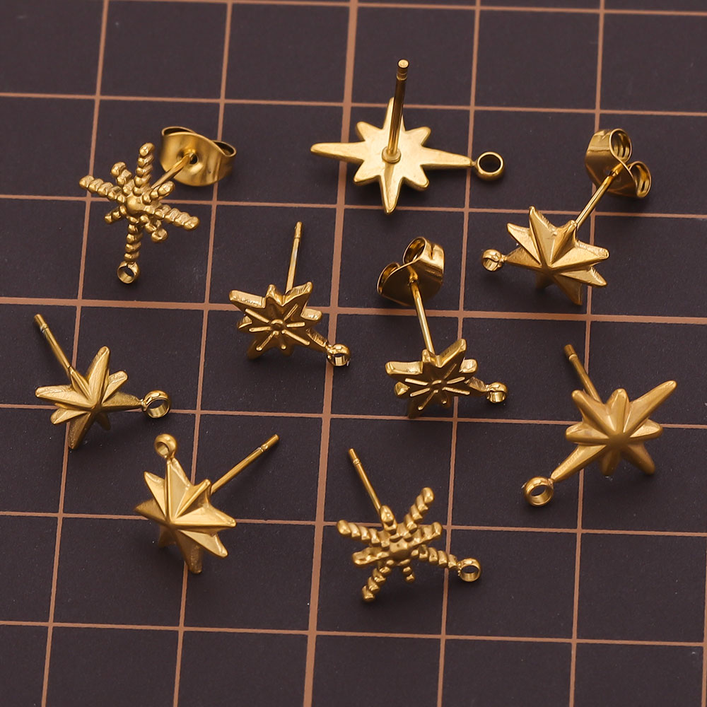 6 шт. Золотые серьги-гвоздики  – обзор и цена Jewelry Making Soldering Kit