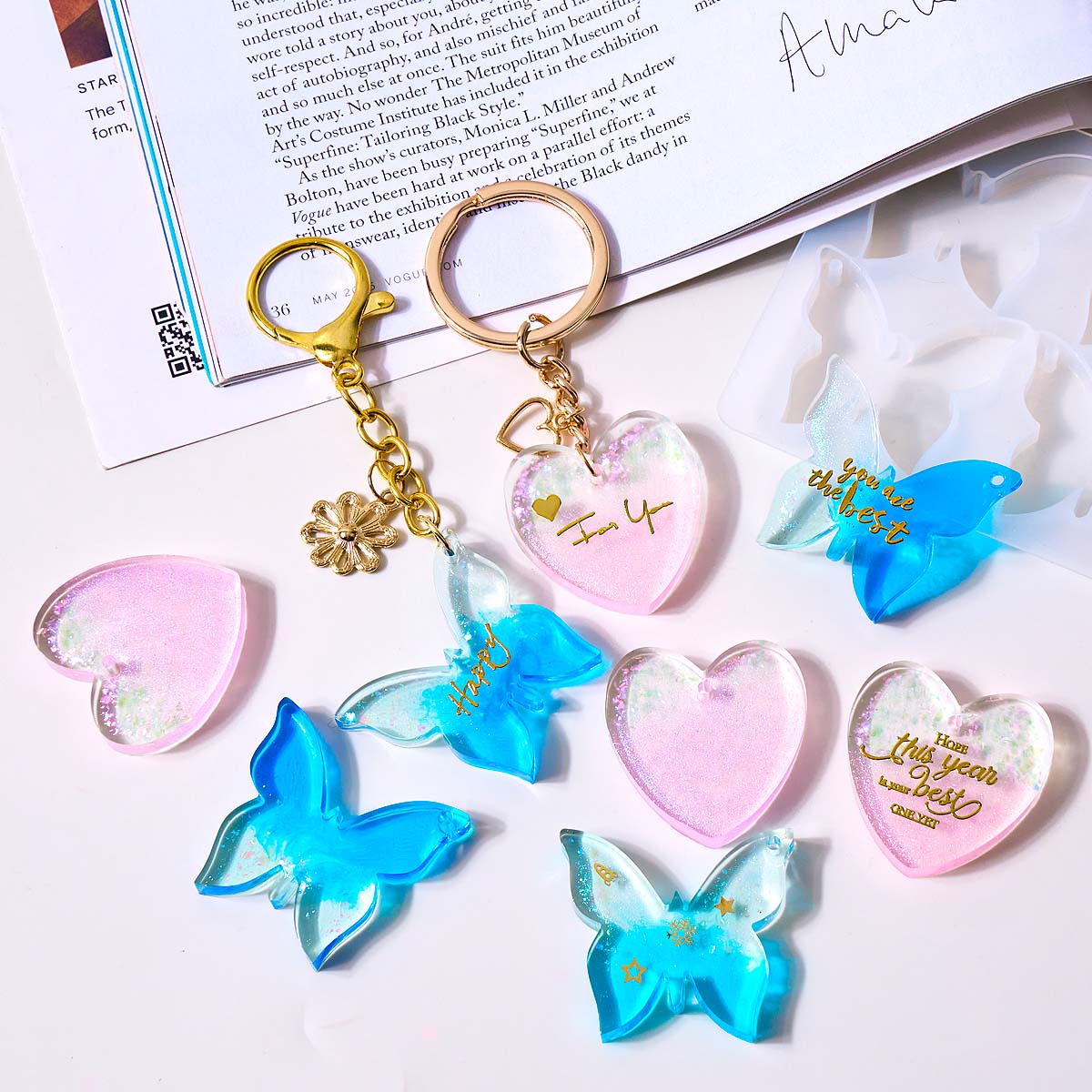 Силиконовая форма для серег с  – обзор и цена Resin Mold Jewelry