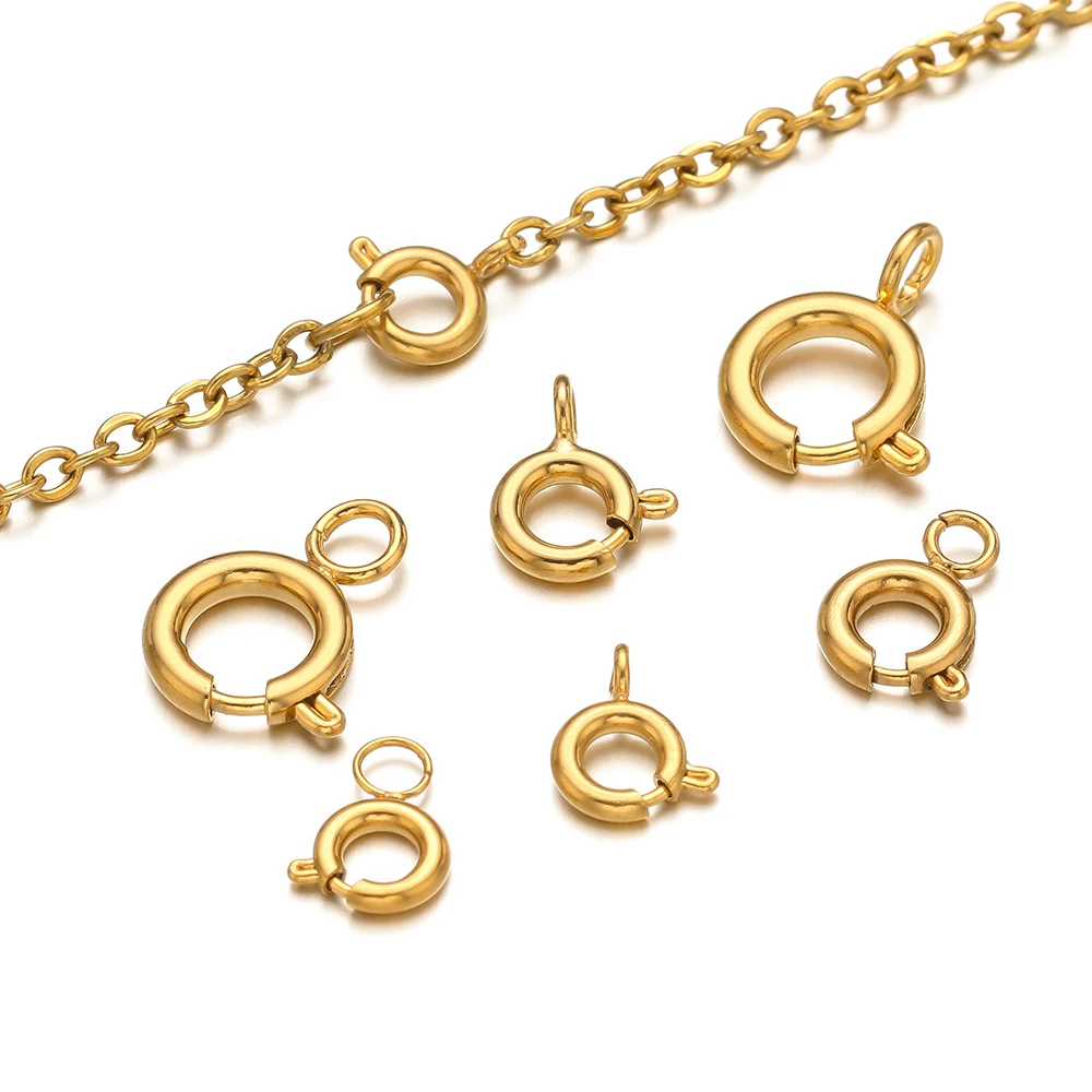 10 шт. круглых пружинных засте – обзор и цена Jewelry Making Rings