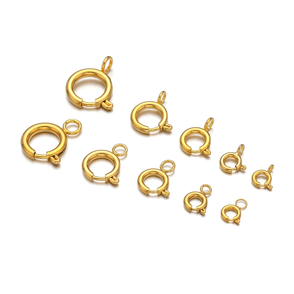10 шт. круглых пружинных засте – обзор и цена Jewelry Making Rings