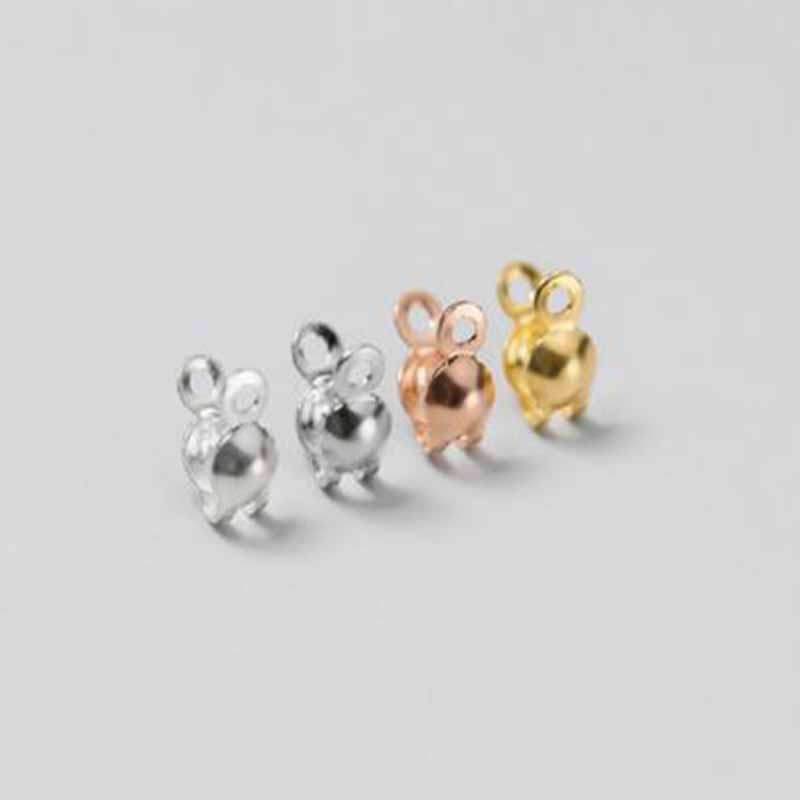 4 шт. Настоящие цельные застеж – обзор и цена Jewelry Making Ideas