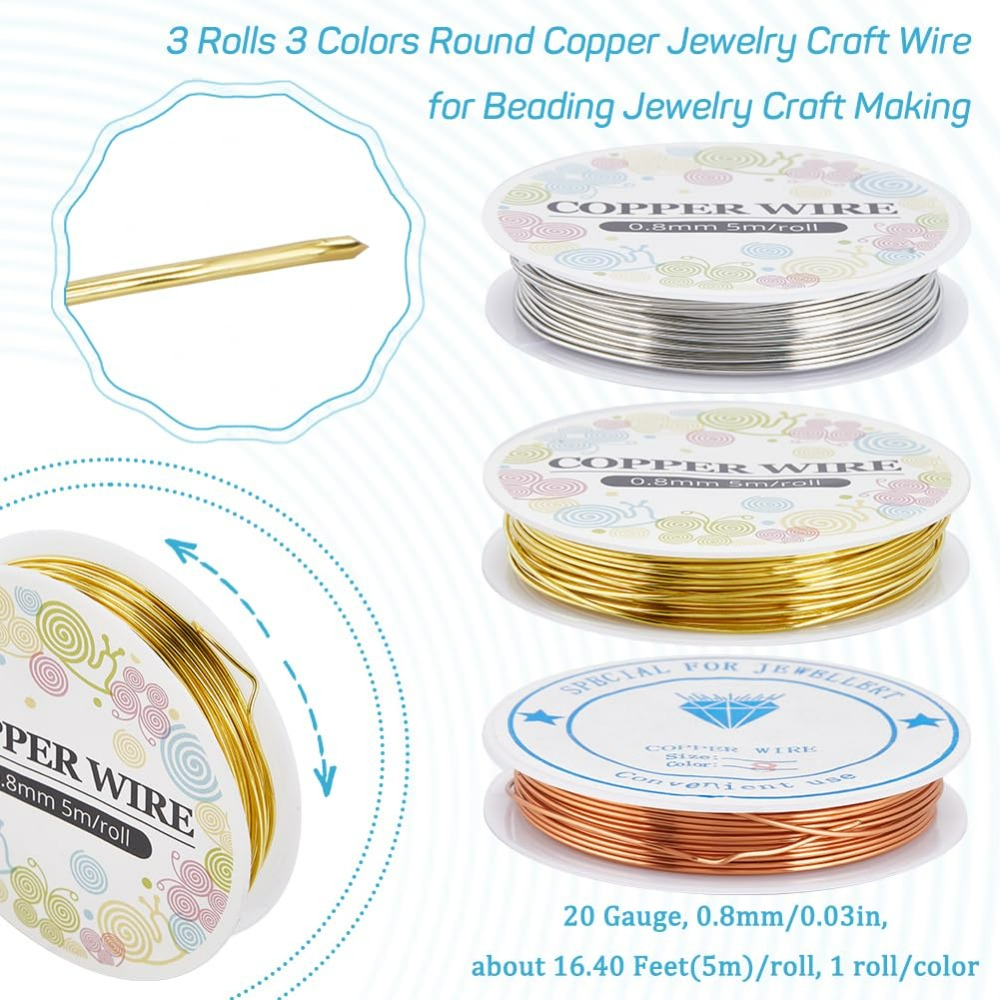 12,8 м медная ювелирная провол – обзор и цена Jewelry Making Gold Wire