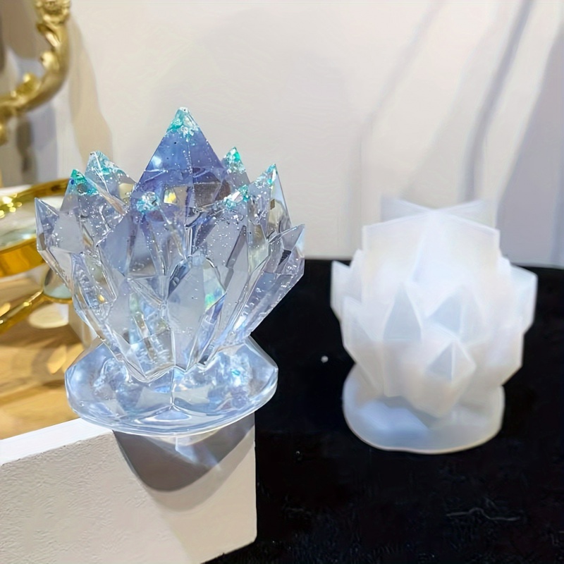 1 szt. Kryształowy klaster Dek – обзор и цена Resin Mold Jewelry