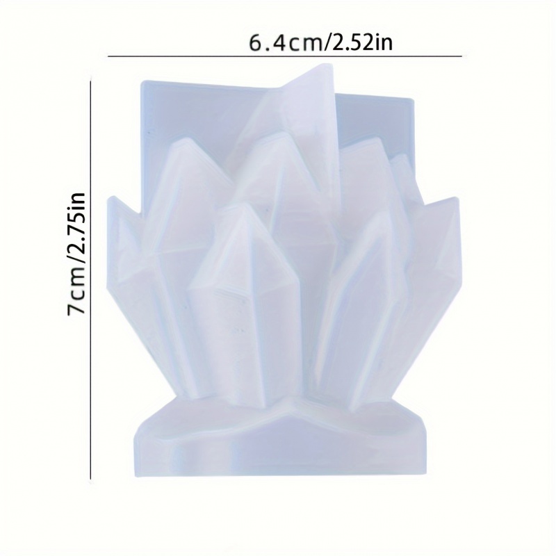 1 szt. Kryształowy klaster Dek – обзор и цена Resin Mold Jewelry