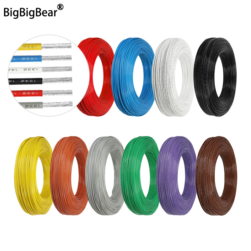 2/5/10 м UL1332 Провод ПТФЭ Вы – обзор и цена Wire 22 Gauge Copper