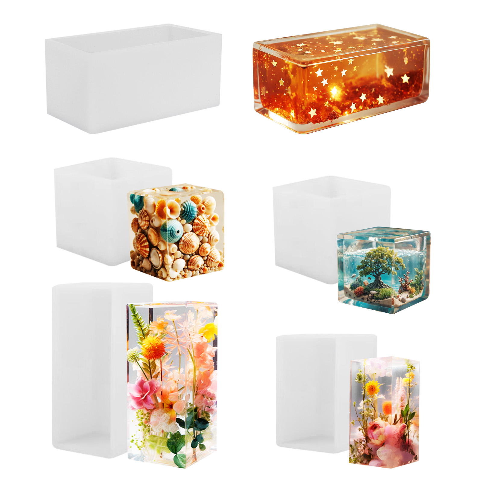 Силиконовая форма для литья из – обзор и цена Resin Mold Jewelry