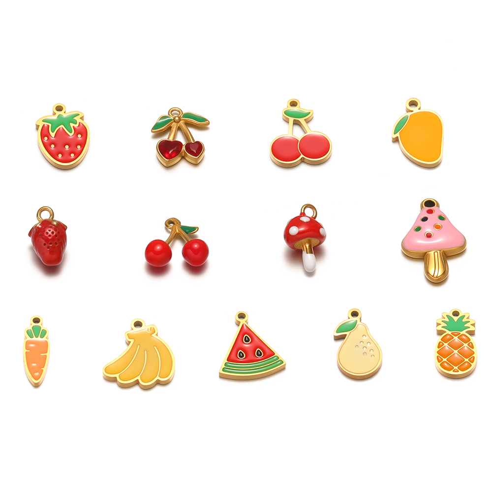 5 шт., милые грибы, эмаль, фру – обзор и цена Jewelry Making 4 Year Old