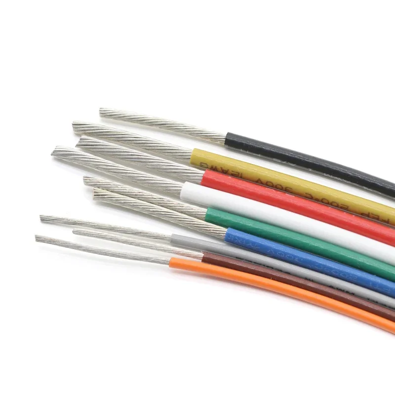 5 м/10 м UL1332 провод из ПТФЭ – обзор и цена Wire 22 Gauge Copper
