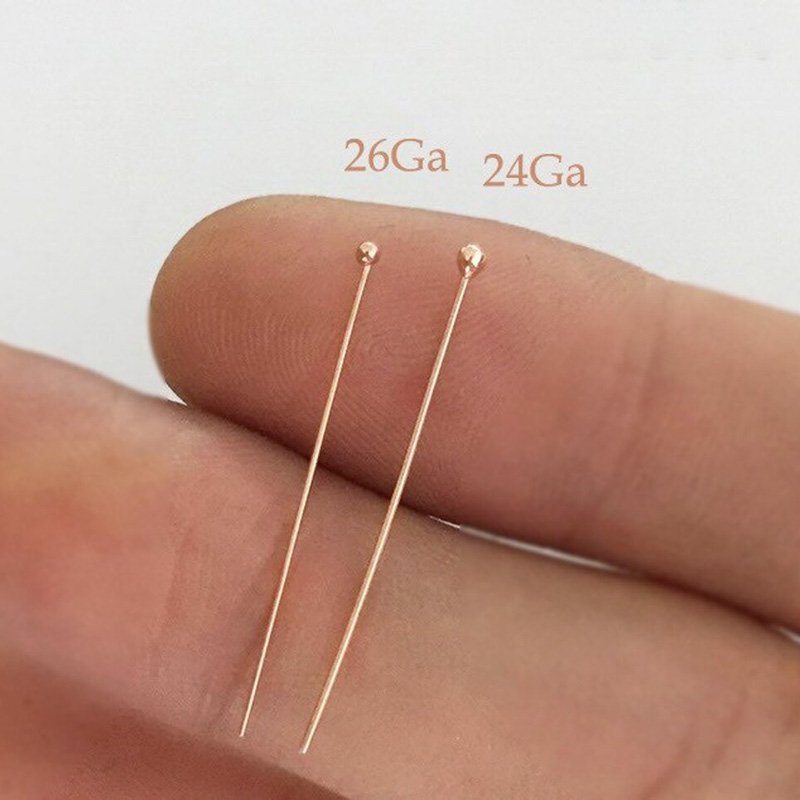 Позолоченные шариковые штифты  – обзор и цена Jewelry Making Gold Wire